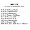 Kugel Front Wheel Bearing For Honda CR-V Odyssey Acura MDX RDX Clarity RLX 70-510086